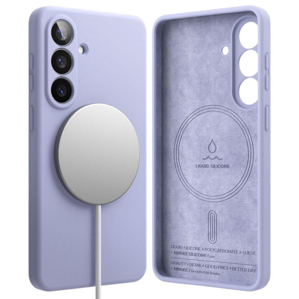 Samsung Galaxy S26 Ringke Silikone Cover - MagSafe Kompatibel - Lilla
