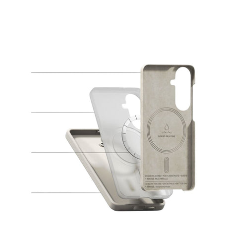 Samsung Galaxy S26 Ringke Silikone Cover - MagSafe Kompatibel - Beige
