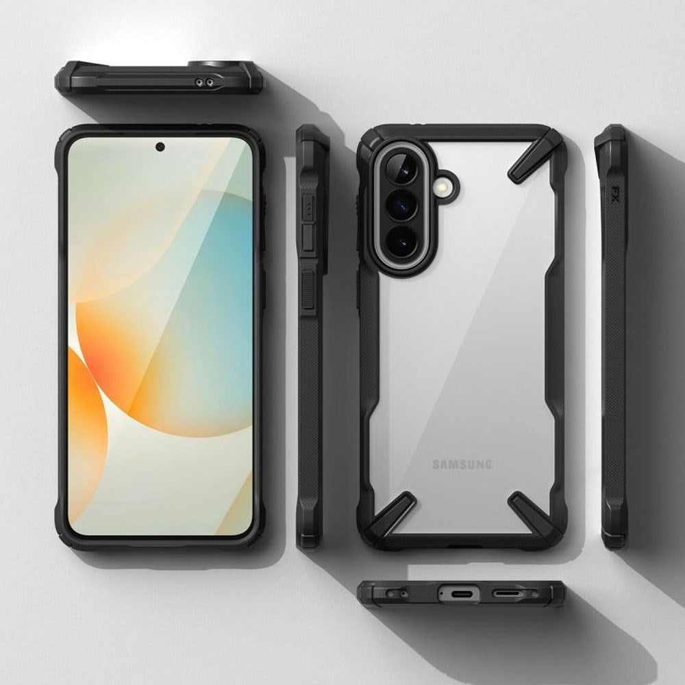 Samsung Galaxy A57 Ringke Fusion X Cover - Sort / Gennemsigtig