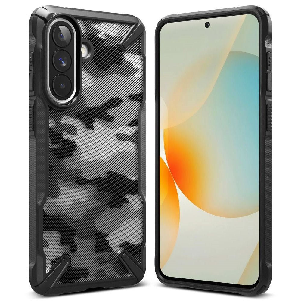 Samsung Galaxy A57 Ringke Fusion X Cover - Sort Camouflage