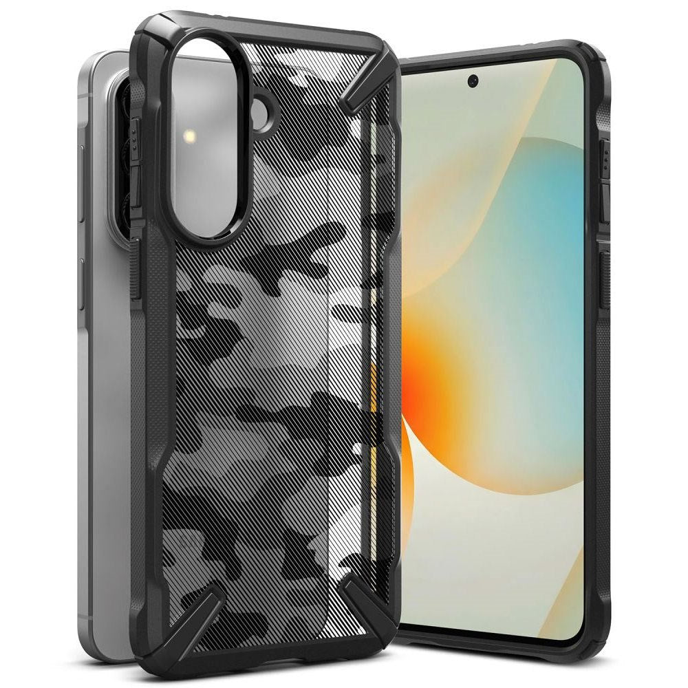 Samsung Galaxy A57 Ringke Fusion X Cover - Sort Camouflage