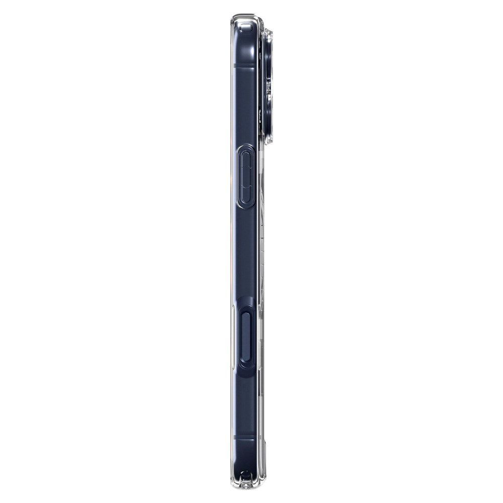 iPhone 17 Pro Max Spigen Ultra Hybrid Cover - MagSafe Kompatibel - Gennemsigtig / Blå
