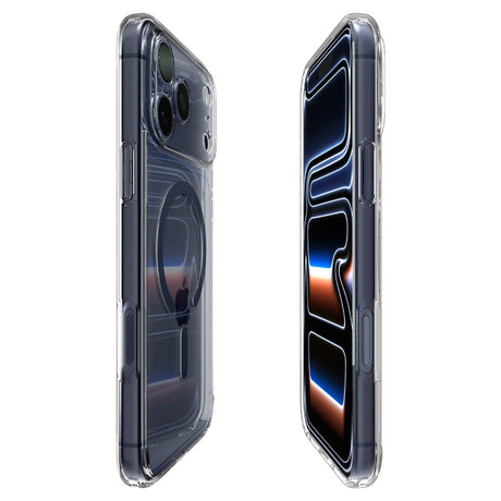 iPhone 17 Pro Max Spigen Ultra Hybrid Cover - MagSafe Kompatibel - Gennemsigtig / Blå