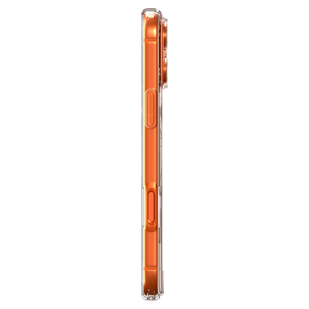 iPhone 17 Pro Spigen Ultra Hybrid Cover - MagSafe Kompatibel - Gennemsigtig / Orange