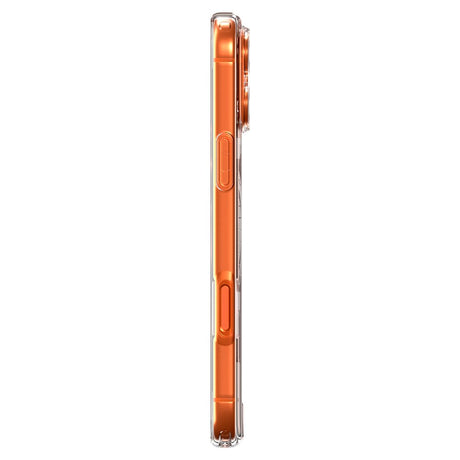 iPhone 17 Pro Spigen Ultra Hybrid Cover - MagSafe Kompatibel - Gennemsigtig / Orange