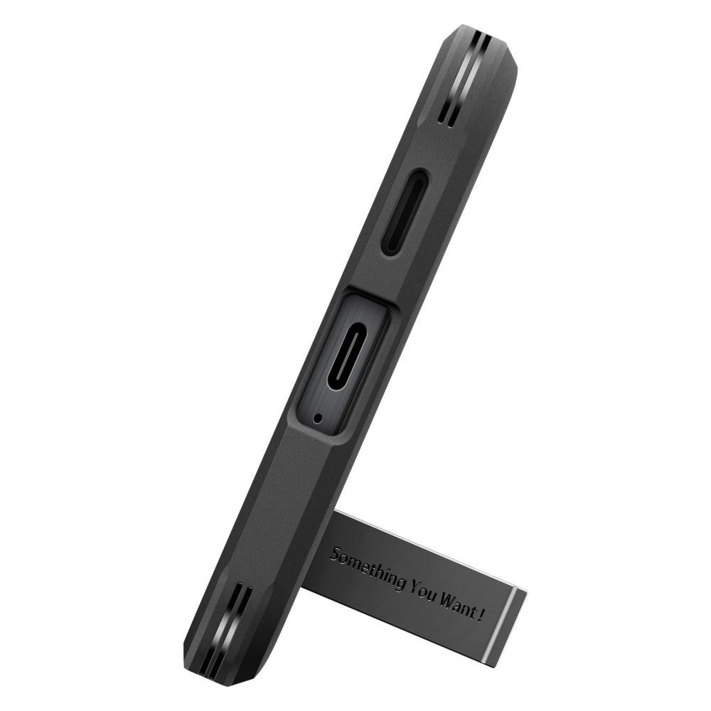 Samsung Galaxy A57 Spigen Tough Armor T Cover m. Kickstand - Sort