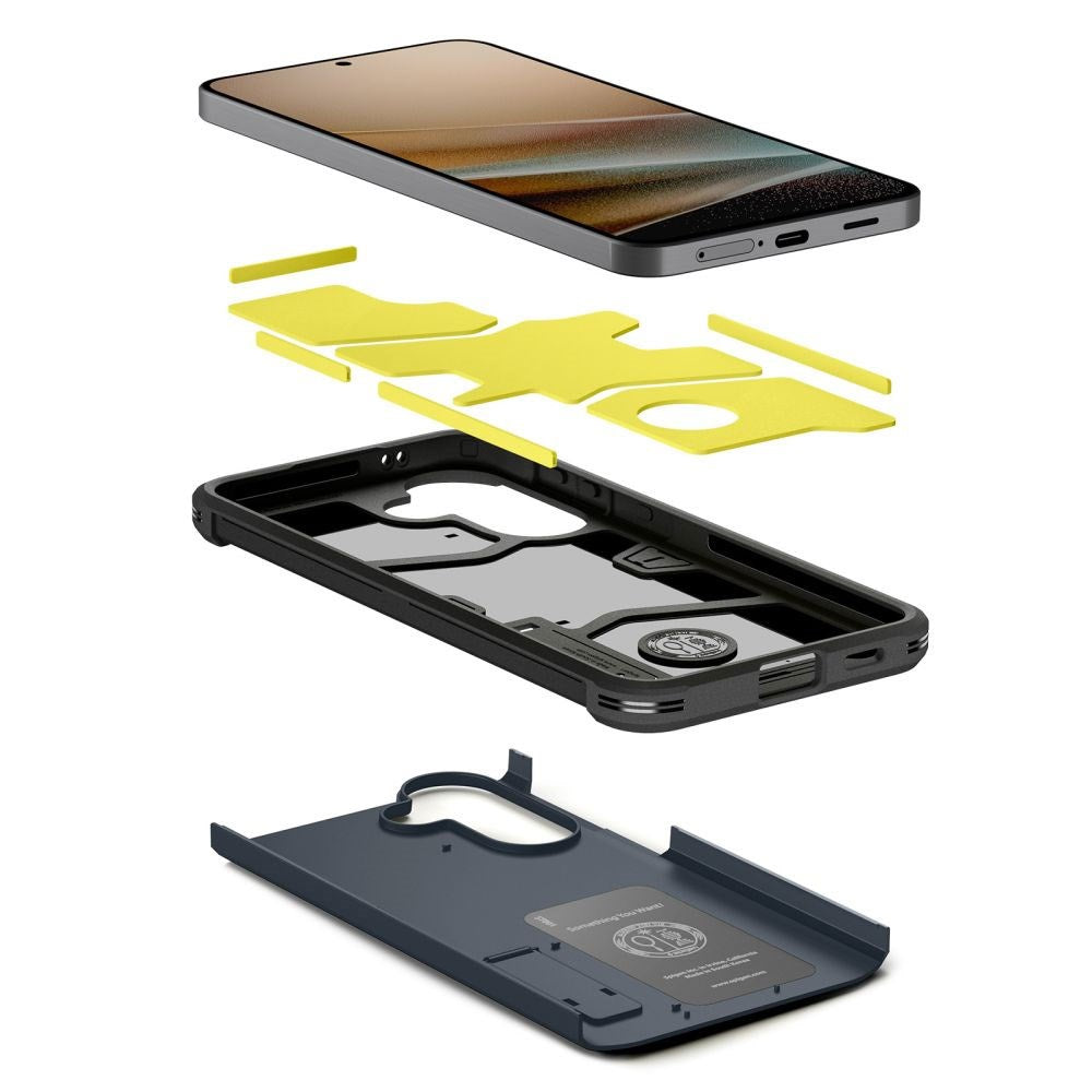 Samsung Galaxy A57 Spigen Tough Armor T Cover m. Kickstand - Blå