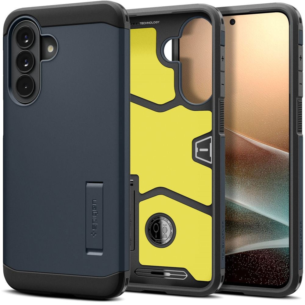 Samsung Galaxy A57 Spigen Tough Armor T Cover m. Kickstand - Blå