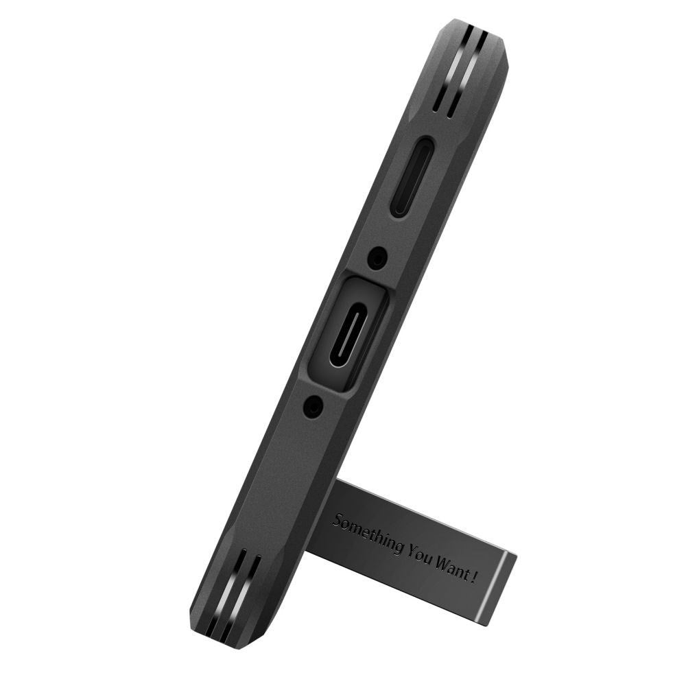 Samsung Galaxy A37 Spigen Tough Armor T Cover m. Kickstand - Sort