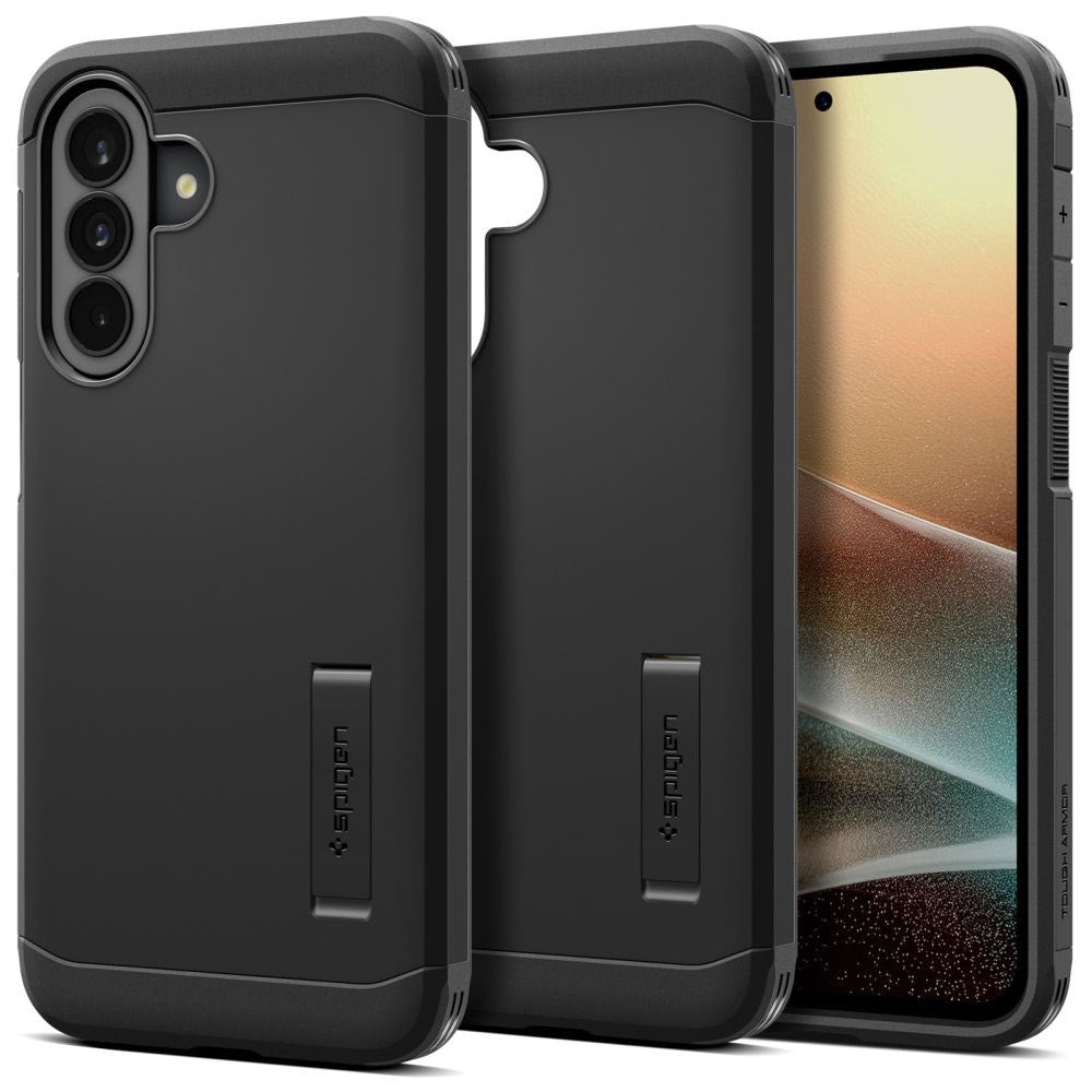 Samsung Galaxy A37 Spigen Tough Armor T Cover m. Kickstand - Sort