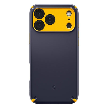 iPhone 17 Pro Max Spigen Nano Pop Hybrid Cover - MagSafe Kompatibel - Blå / Gul