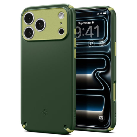 iPhone 17 Pro Max Spigen Nano Pop Hybrid Cover - MagSafe Kompatibel - Grøn / Lysegrøn
