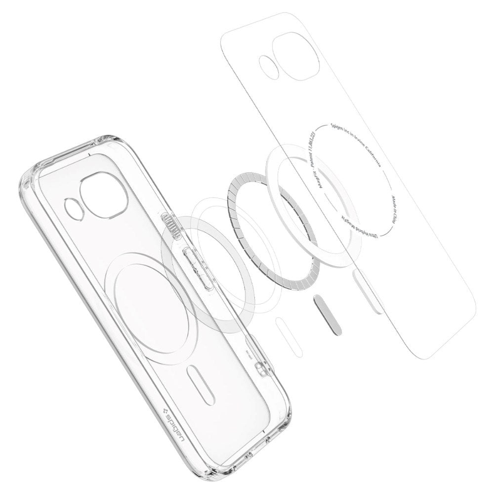 Google Pixel 10a Spigen Ultra Hybrid Cover - MagSafe Kompatibel - Gennemsigtig