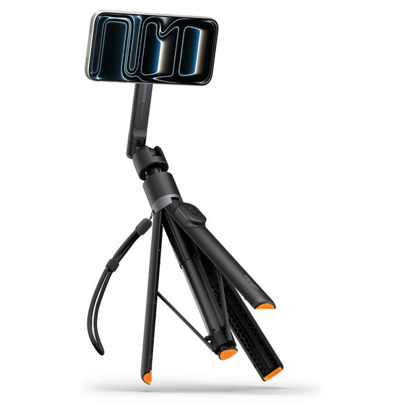 S582W Bluetooth Selfie Stick Stativ Spigen - MagSafe Kompatibel - Sort