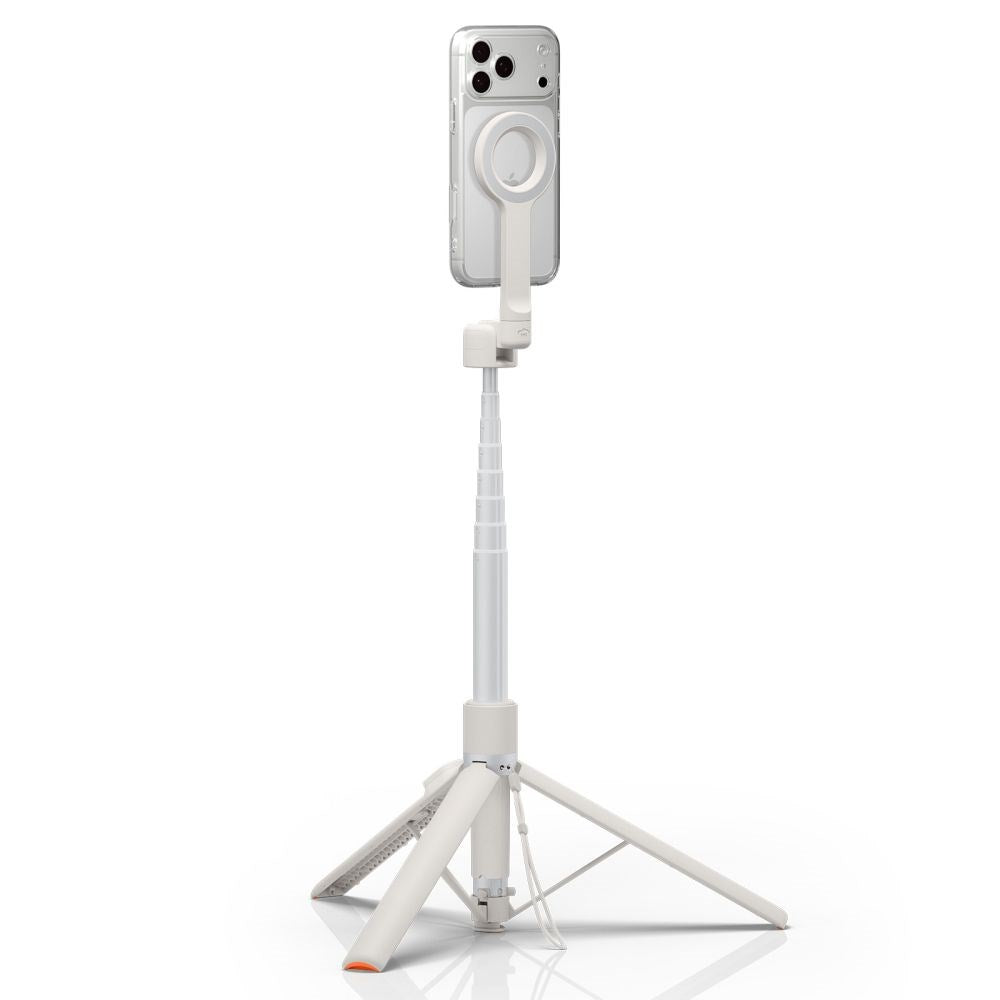 S582W Bluetooth Selfie Stick Stativ Spigen - MagSafe Kompatibel - Beige