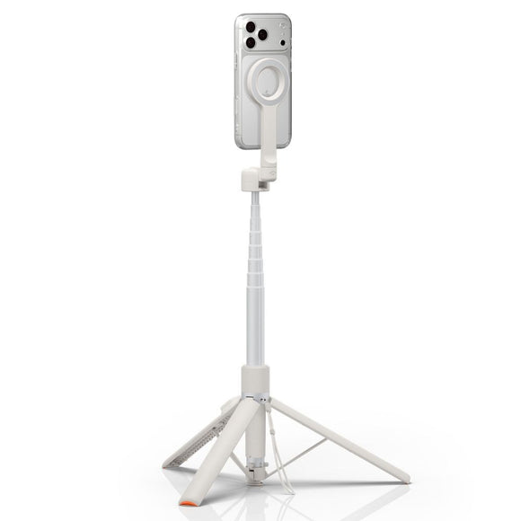 S582W Bluetooth Selfie Stick Stativ Spigen - MagSafe Kompatibel - Beige