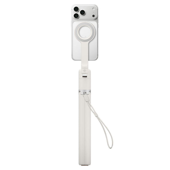 S582W Bluetooth Selfie Stick Stativ Spigen - MagSafe Kompatibel - Beige