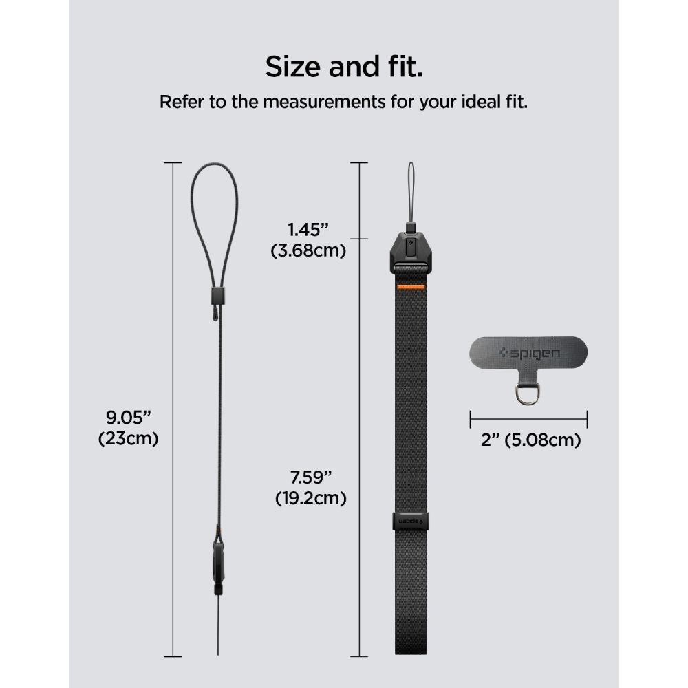 Spigen Universal Håndledsstrop - Sort