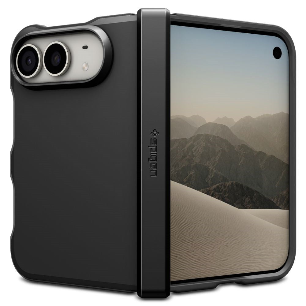 iPhone Duo Spigen Tough Amor Mag Cover - MagSafe Kompatibel - Sort
