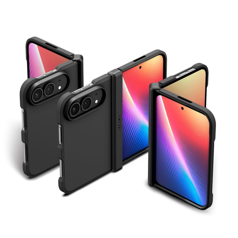 iPhone Duo Spigen Tough Amor Mag Cover - MagSafe Kompatibel - Sort