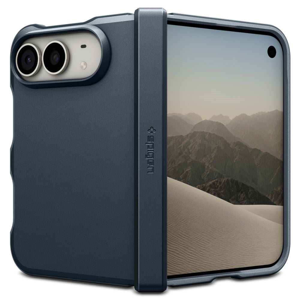 iPhone Duo Spigen Tough Amor Mag Cover - MagSafe Kompatibel - Blå
