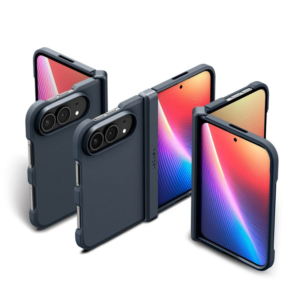 iPhone Duo Spigen Tough Amor Mag Cover - MagSafe Kompatibel - Blå
