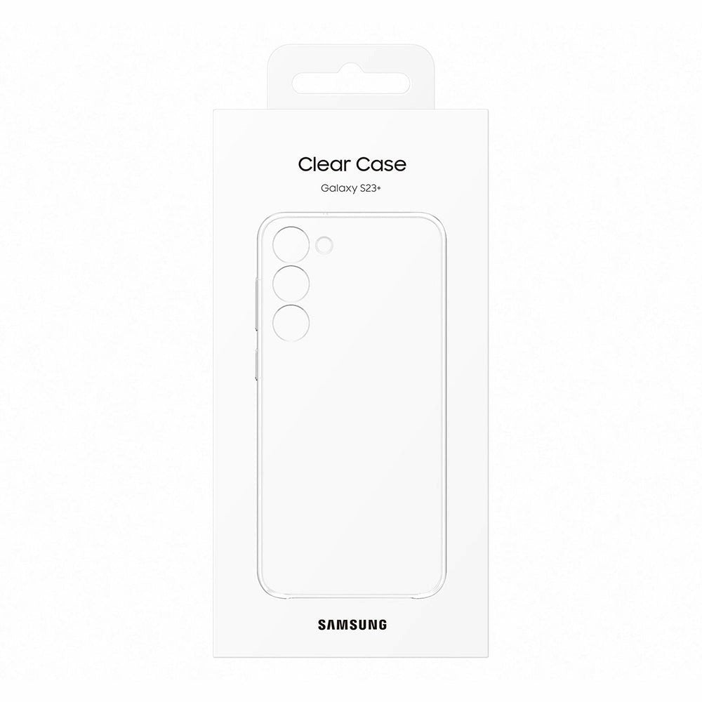 Original Samsung Galaxy S23+ (Plus) Clear Cover EF-QS916CTEGWW - Gennemsigtig
