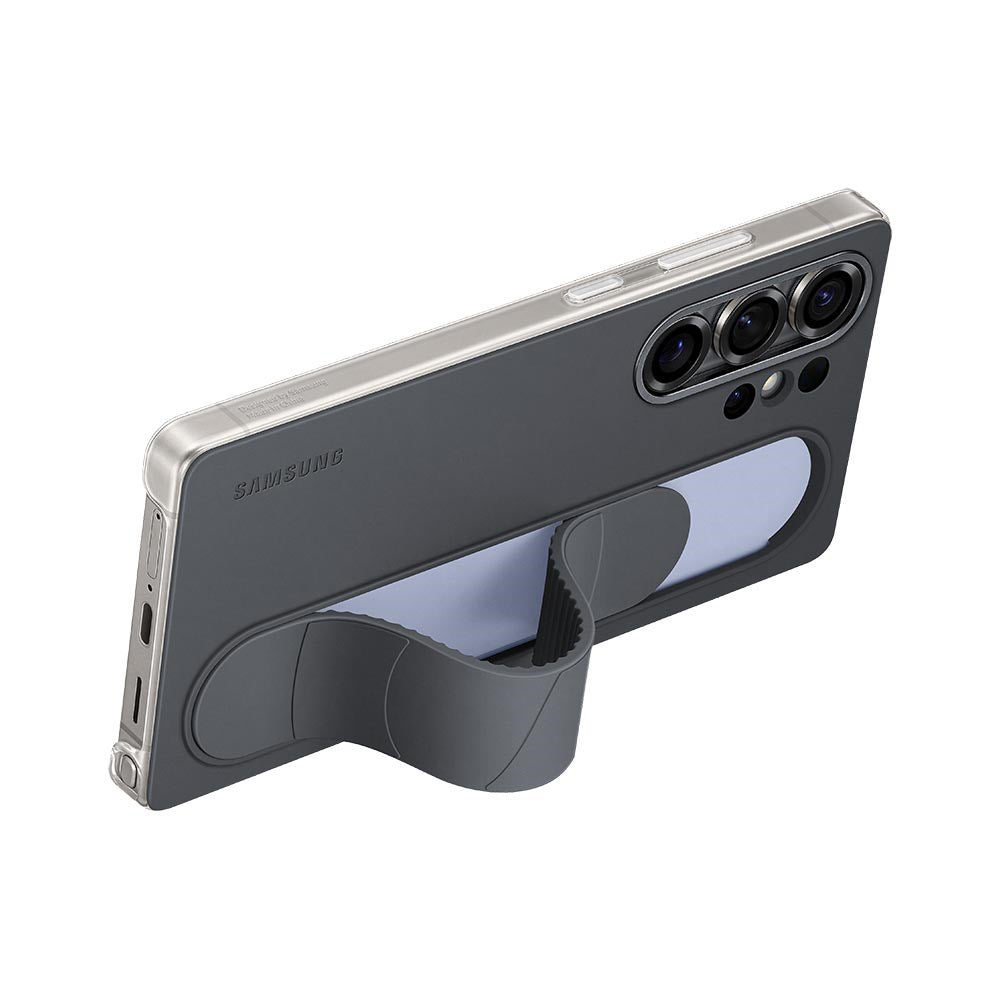 Originalt Samsung Galaxy S25 Ultra Standing Grip Cover - Sort