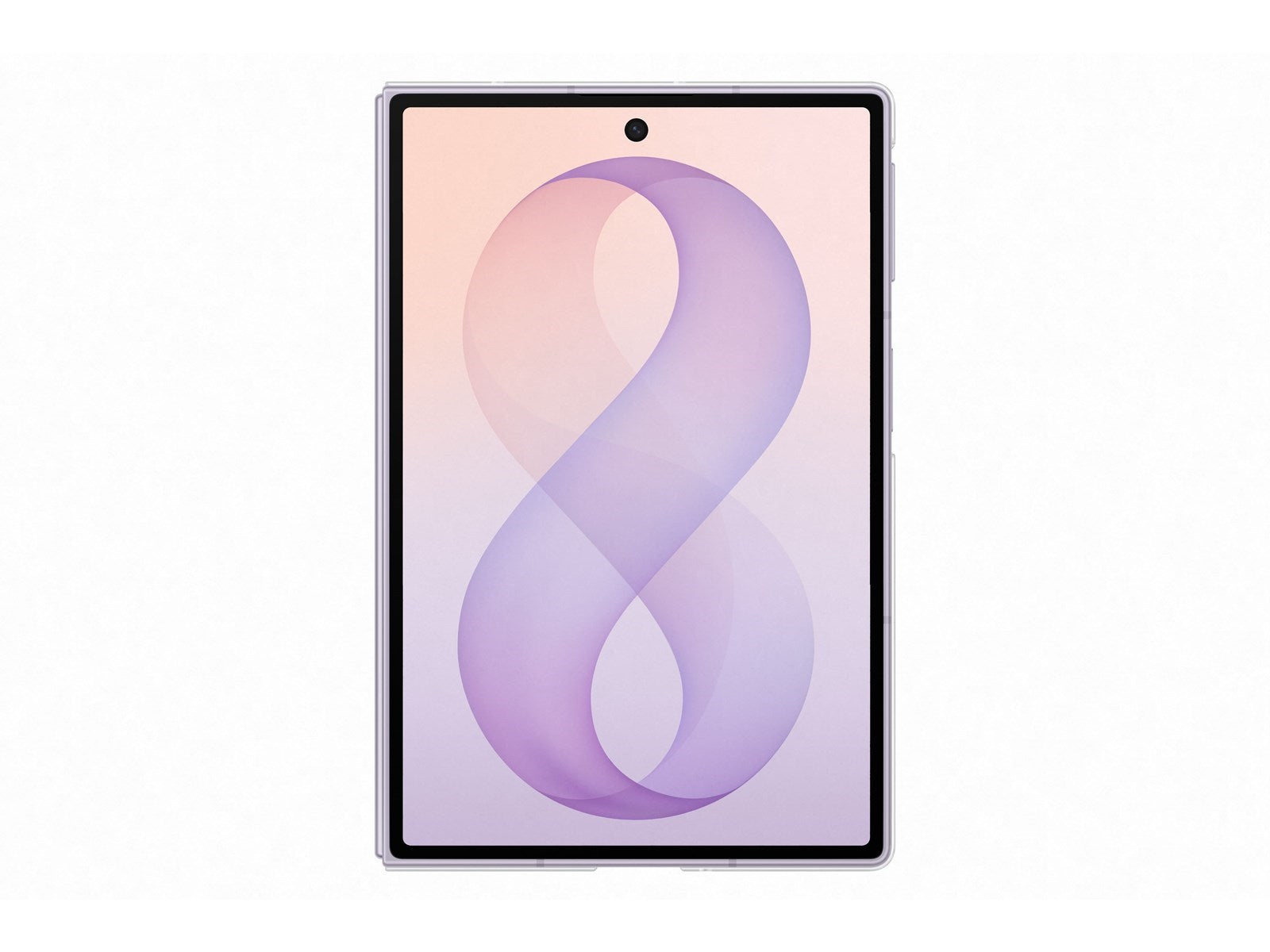 Original Samsung Galaxy Z Fold8 Cover Clear Magnet Case m. Beskyttelsesfilm - Transparent