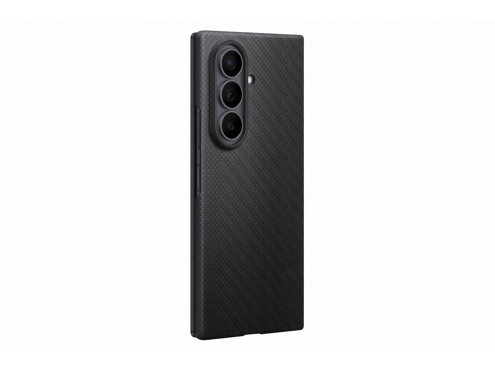 Original Samsung Galaxy Z Fold8 Ultra Carbon Magnet Case m. Beskyttelsesfilm - Sort