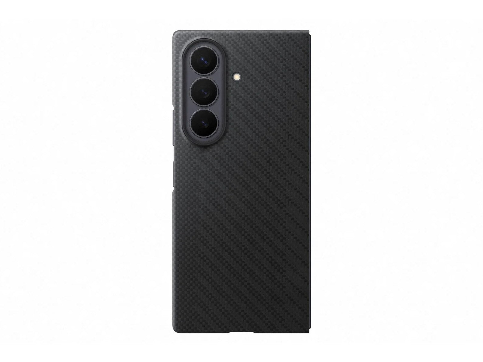 Original Samsung Galaxy Z Fold8 Ultra Carbon Magnet Case m. Beskyttelsesfilm - Sort