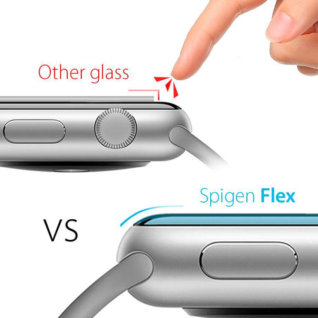 Apple Watch (41 / 40 mm) Spigen NeoFlex Beskyttelsesfilm - 3-Pack - Gennemsigtig