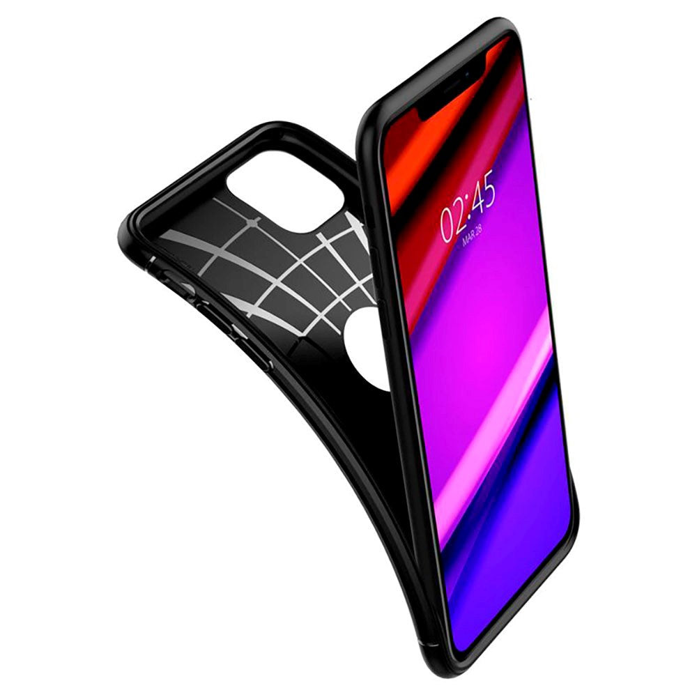 iPhone 11 Spigen Rugged Armor Cover - Sort