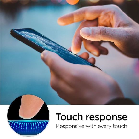 iPhone 11 Pro Max Spigen Align Glass Skærmbeskyttelse - Case Friendly - Gennemsigtig