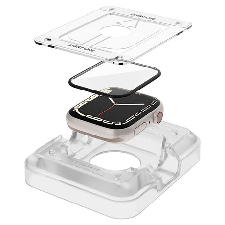Spigen ProFlex EZ Fit 2 stk. Skærmbeskyttelse Apple Watch 9/8/7 (45mm) - Gennemsigtig