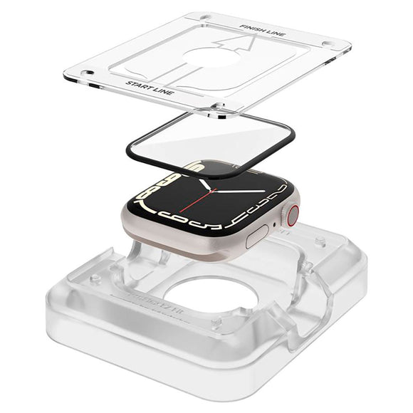 Spigen ProFlex EZ Fit 2 stk. Skærmbeskyttelse Apple Watch 9/8/7 (45mm) - Gennemsigtig