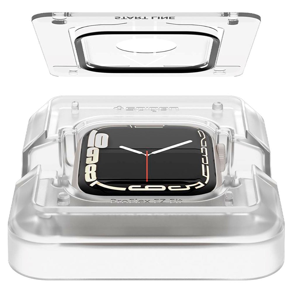 Spigen ProFlex EZ Fit 2 stk. Skærmbeskyttelse Apple Watch 9/8/7 (45mm) - Gennemsigtig