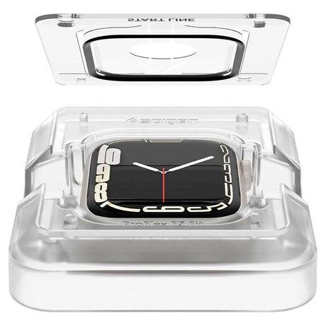 Spigen ProFlex EZ Fit 2 stk. Skærmbeskyttelse Apple Watch 9/8/7 (45mm) - Gennemsigtig