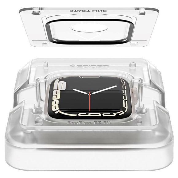 Spigen ProFlex EZ Fit 2 stk. Skærmbeskyttelse Apple Watch 9/8/7 (45mm) - Gennemsigtig