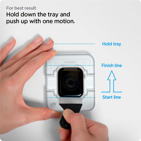 Spigen ProFlex EZ Fit 2 stk. Skærmbeskyttelse Apple Watch 9/8/7 (45mm) - Gennemsigtig