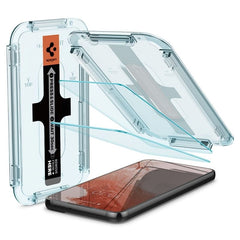 Samsung Galaxy S22 Spigen EZ Fit Glas.tR Skærmbeskyttelse - 2 stk. - Case Friendly - Gennemsigtig