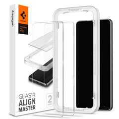 Samsung Galaxy A53 (5G) Spigen Alignmaster Glas.tR Skærmbeskyttelse - 2 stk. - Case Friendly - Gennemsigtig