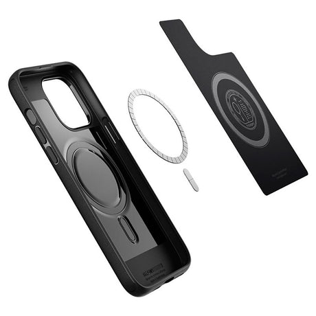 iPhone 14 Pro Spigen Mag Armor Cover - MagSafe Kompatibel - Matte Black