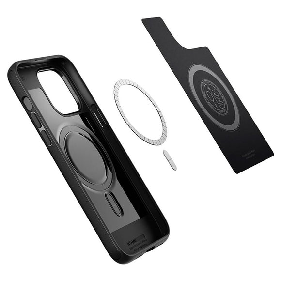iPhone 14 Pro Spigen Mag Armor Cover - MagSafe Kompatibel - Matte Black