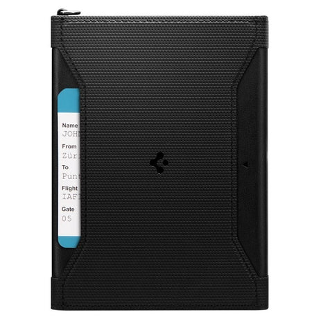 Spigen Universal Cover til Pas m. Opbevaring til Kort & Simkort - Sort