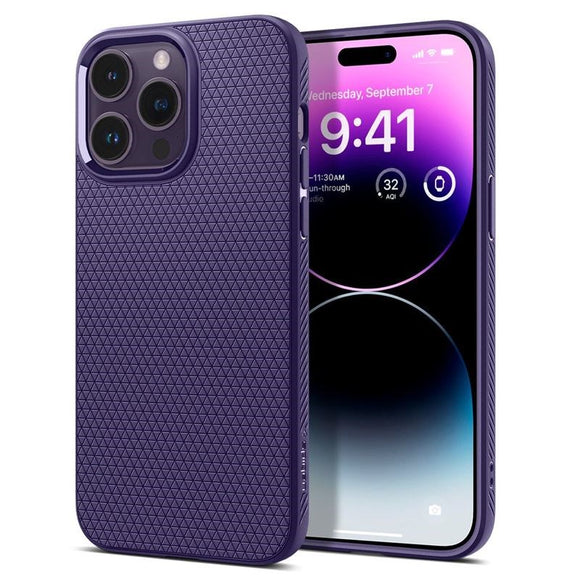 iPhone 14 Pro Spigen Liquid Air Cover - Lilla