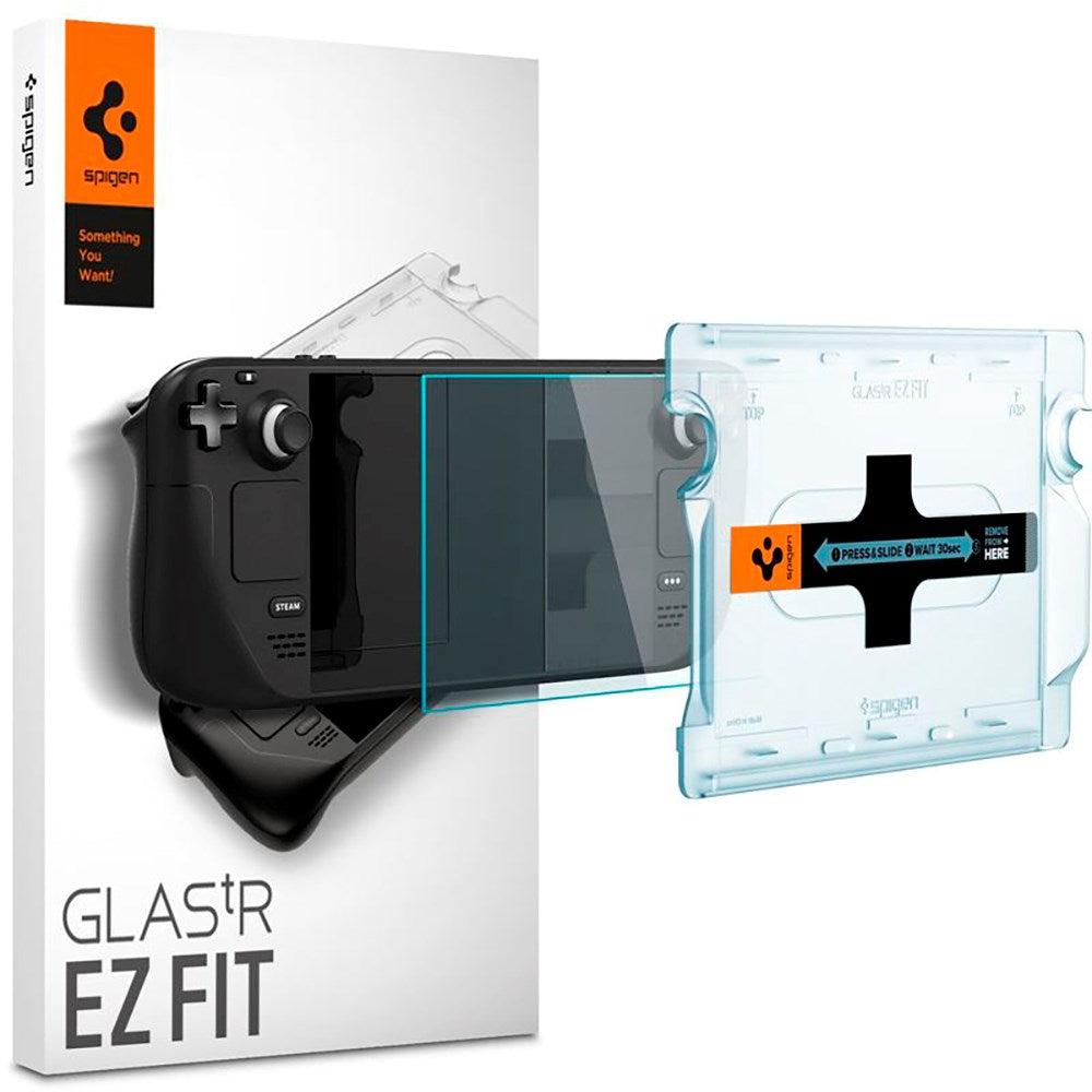 Valve Steam Deck / OLED Spigen EZ Fit Glas.tR Skærmbeskyttelse - Gennemsigtig
