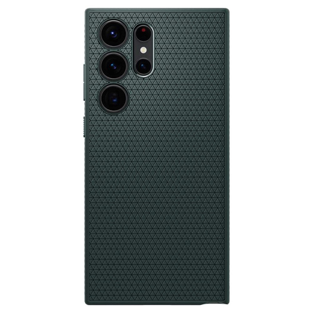 Samsung Galaxy S23 Ultra Spigen Liquid Air - Fleksibelt Plastik Cover - Grøn