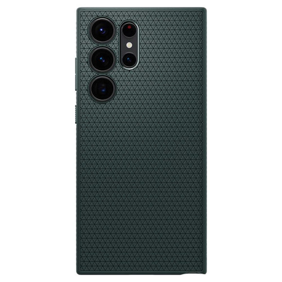 Samsung Galaxy S23 Ultra Spigen Liquid Air - Fleksibelt Plastik Cover - Grøn