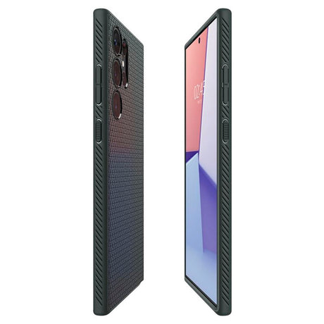 Samsung Galaxy S23 Ultra Spigen Liquid Air - Fleksibelt Plastik Cover - Grøn